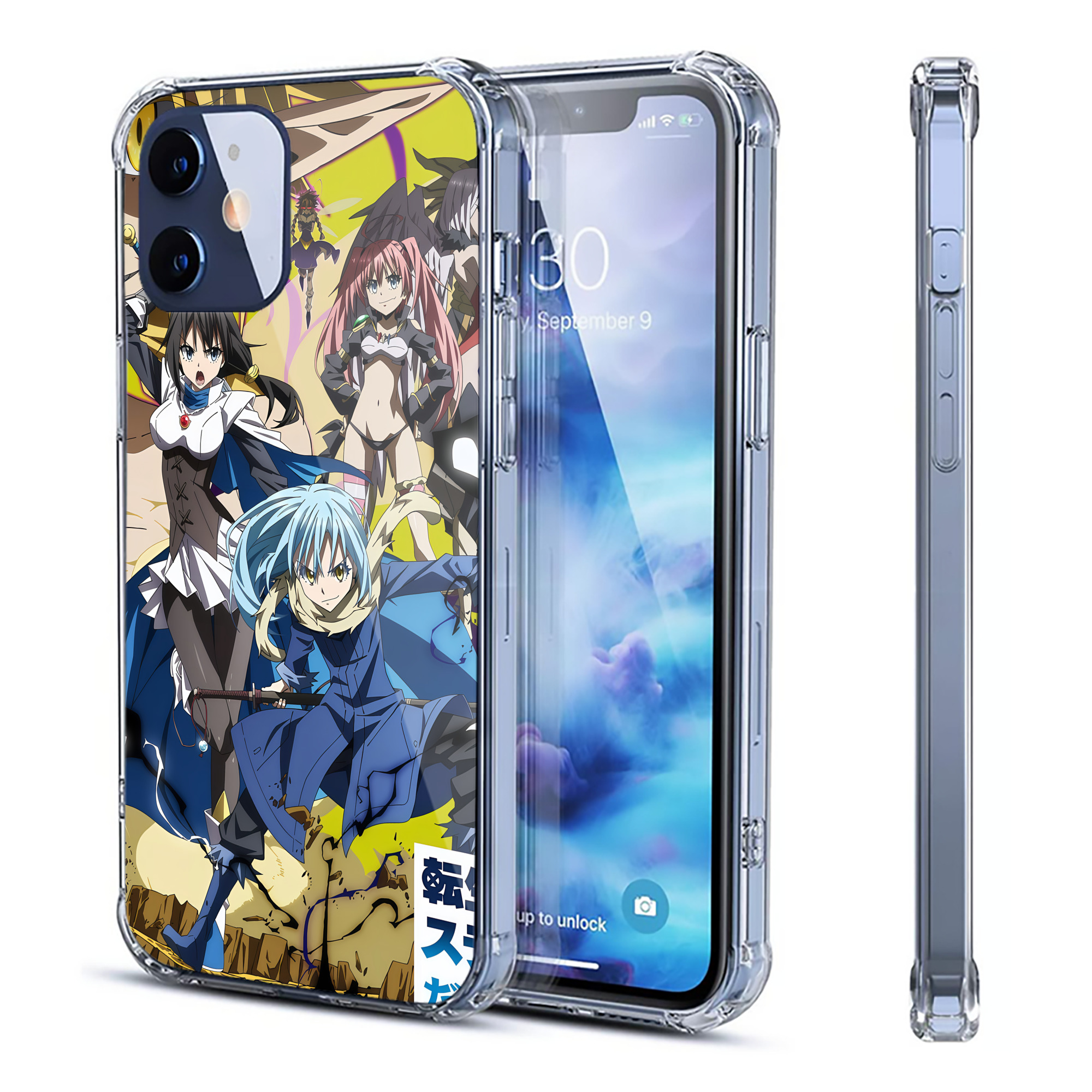 （画像用） 転スラ Regarding Reincarnated to Slime 【iPhone 12シリーズ対応】透明スマホケース（クリアソフトケース）